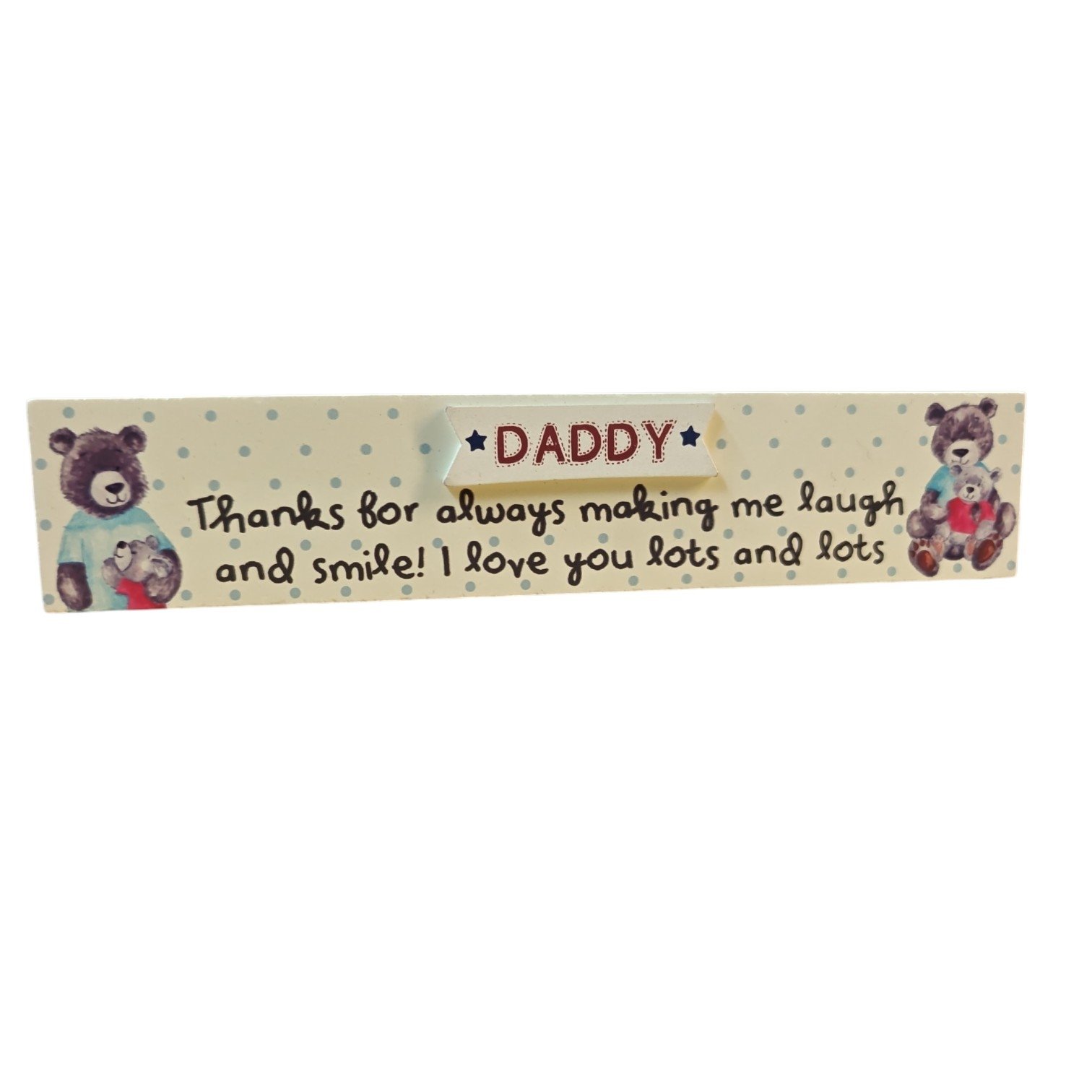 Daddy Wooden Block