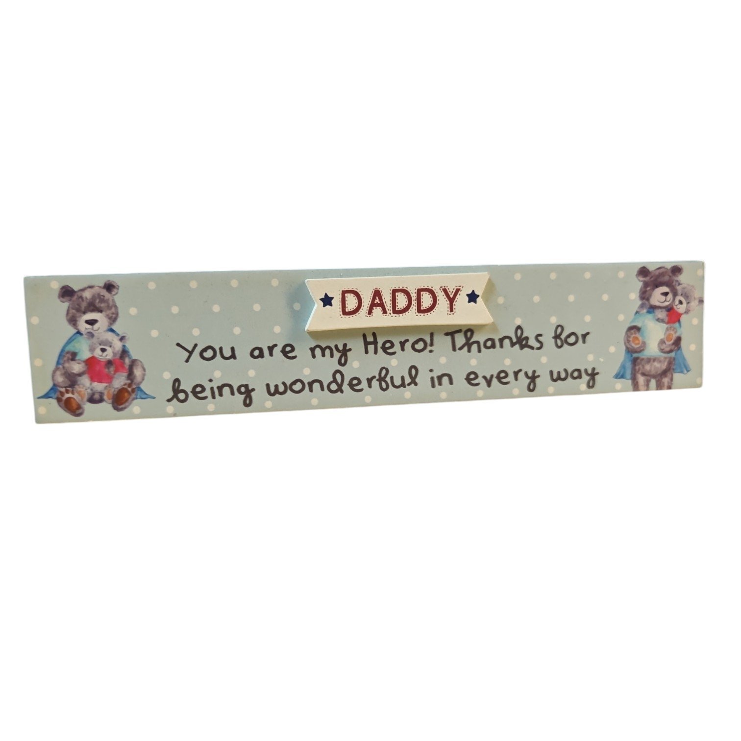 Daddy Wooden Block