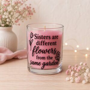 Sisters Are Different Flowers - Massage Scented Candle 175ML