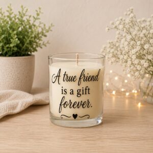 A True Friend Is a Gift Forever – Massage Scented Candle (175ml)