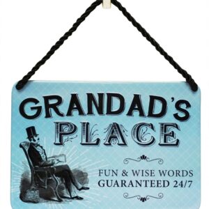 Grandad's Place Tin Hanging Sign