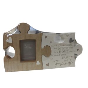 Home, Family & Friends Wooden Photo Frame