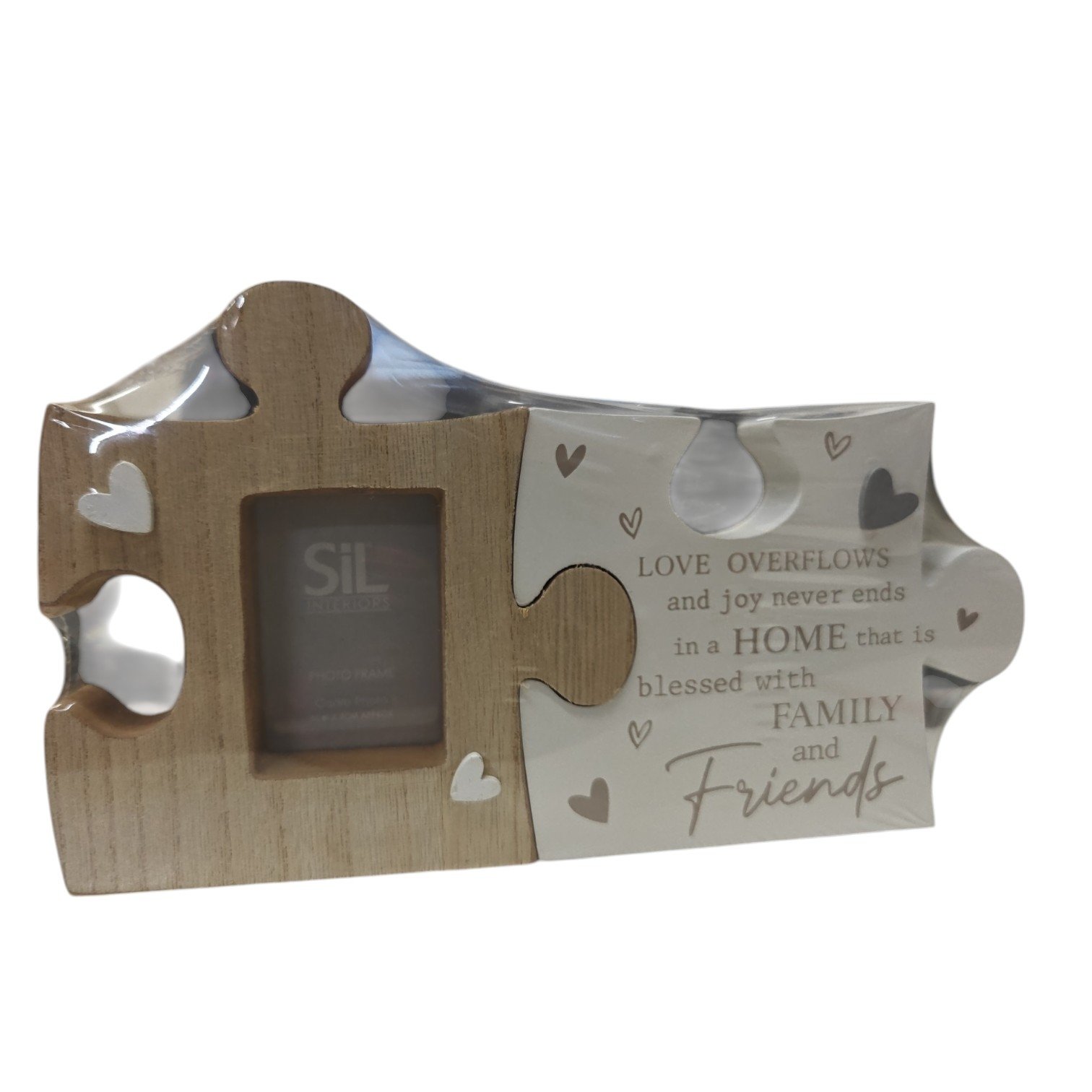 Home, Family & Friends Wooden Photo Frame