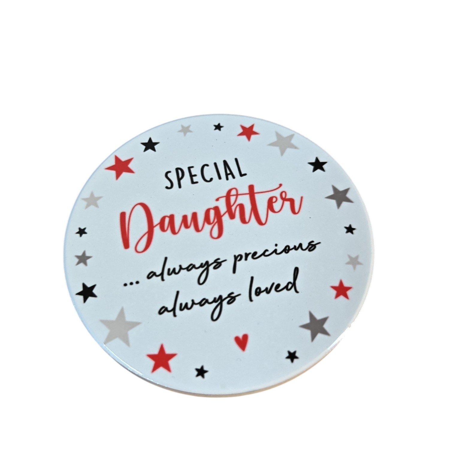 Special Daughter Ceramic Coaster – 10cm