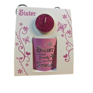 Sister Tea Light Holder Gift Set