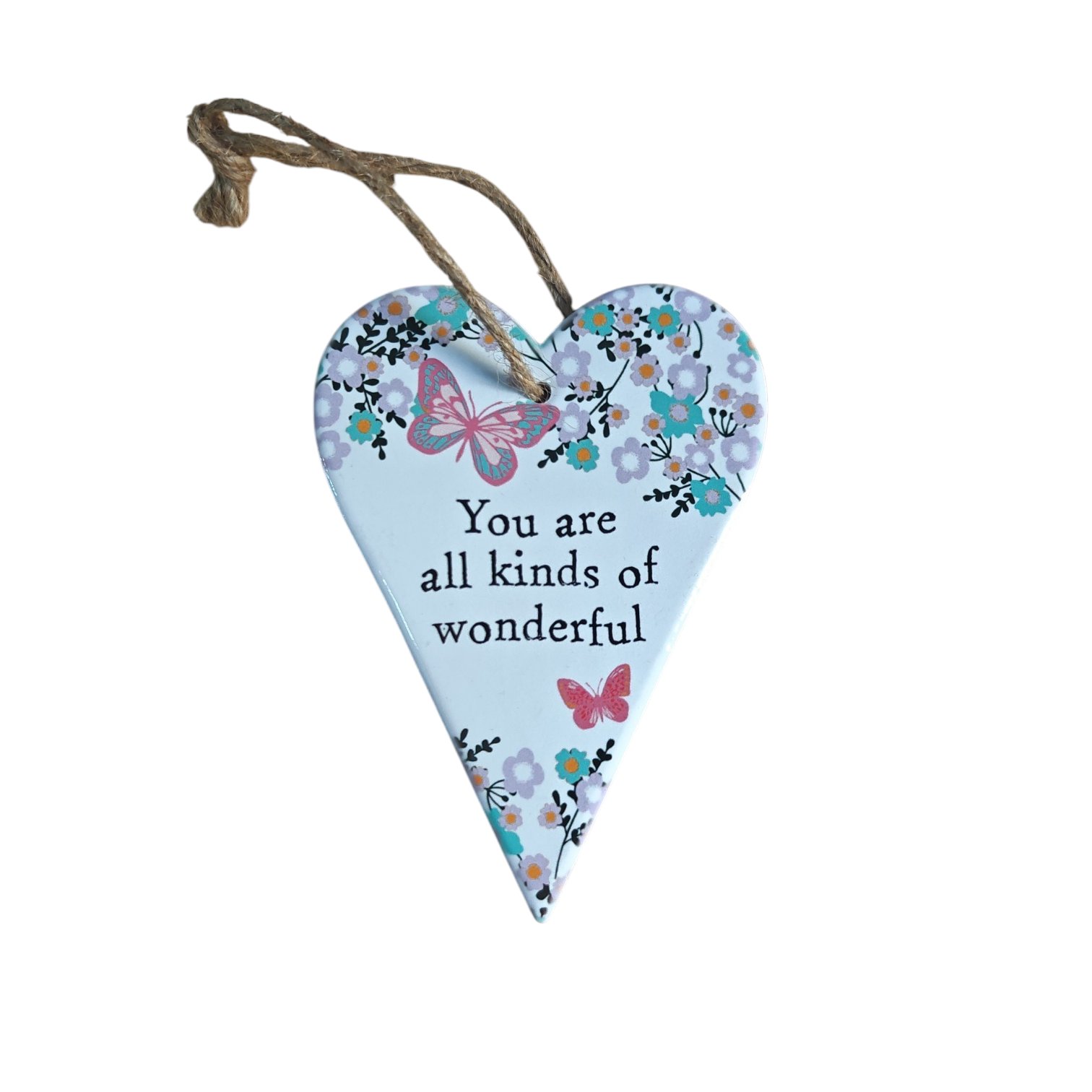 You Are All Kinds of Wonderful Ceramic Hanging Heart