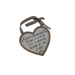 Our Friendship... - Wooden Hanging Plaque