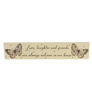 Love, Laughter & Friends... - Free Standing Block