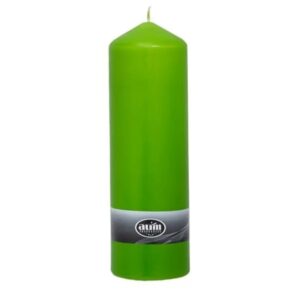 Green Pillar Candle 250x78mm