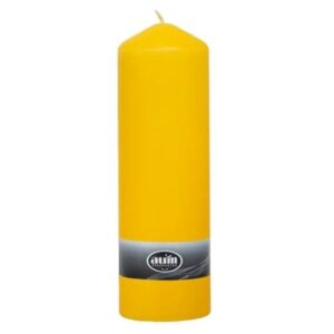 Yellow Pillar Candle 250x78mm