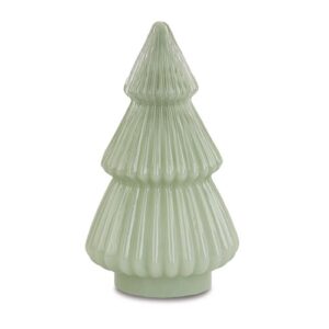 Sage Green Glass Christmas Tree Decoration – 29cm