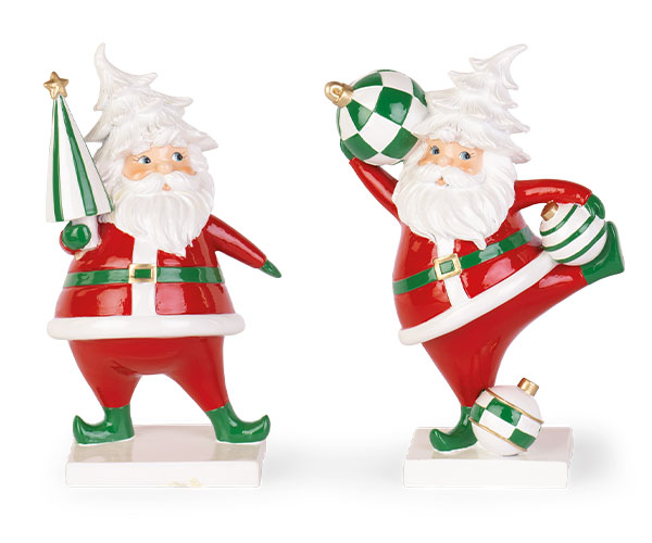 Whimsical Christmas Santa Ceramic Decorations – 19cm