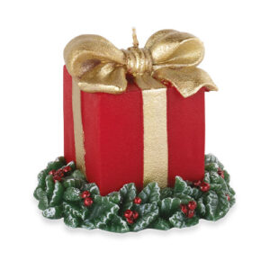 Christmas Present Decorative Candle – 13cm
