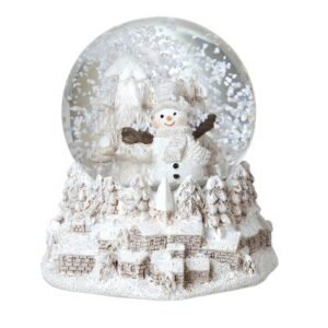 Snowman Winter Wonderland Snow Globe - 9X8CM