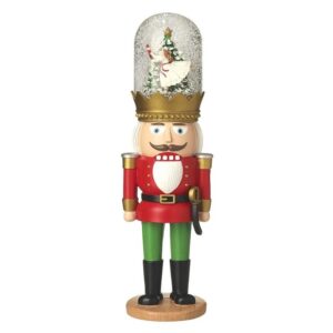 Nutcracker & Ballerina Christmas Snow Globe – 34cm
