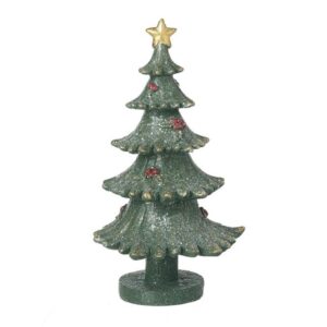 Traditional Resin Christmas Tree Decoration - 20X10CM