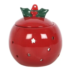 Christmas Holly Ceramic Burner