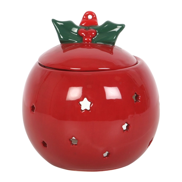 Christmas Holly Ceramic Burner